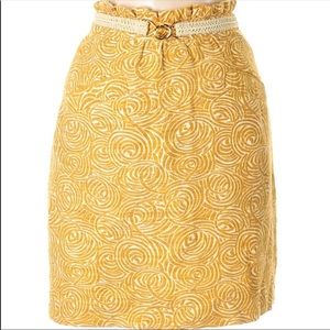 Anthropologie Elevenses Painted Morning Skirt 183